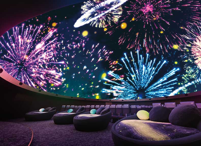 Seasonal Visuals Featuring Fireworks and Halloween