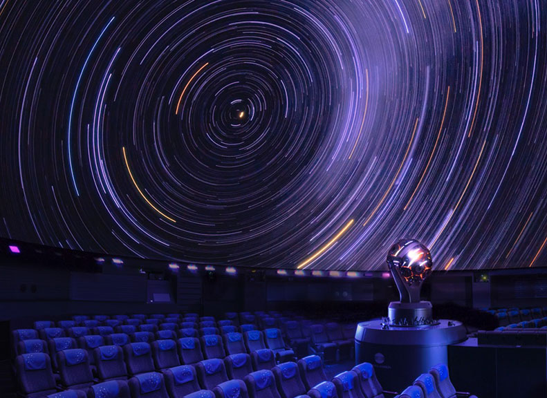 Enjoy a Realistic Starry Sky Created by an Optical Projector