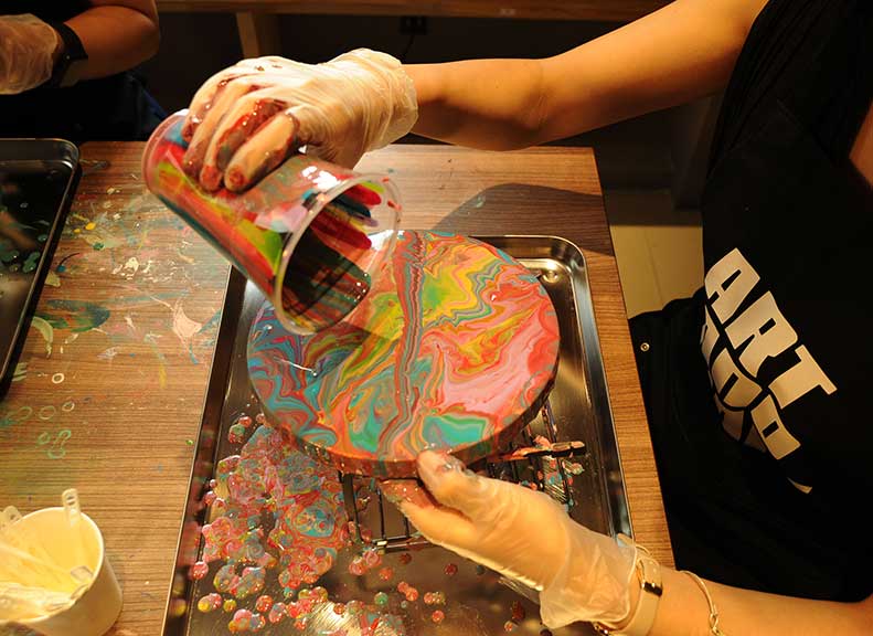 Everyone Can Be an Artist with a Glass of Wine in Hand