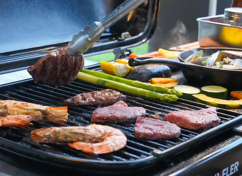 A Spacious Terrace Perfect for Outdoor Barbecue Dining