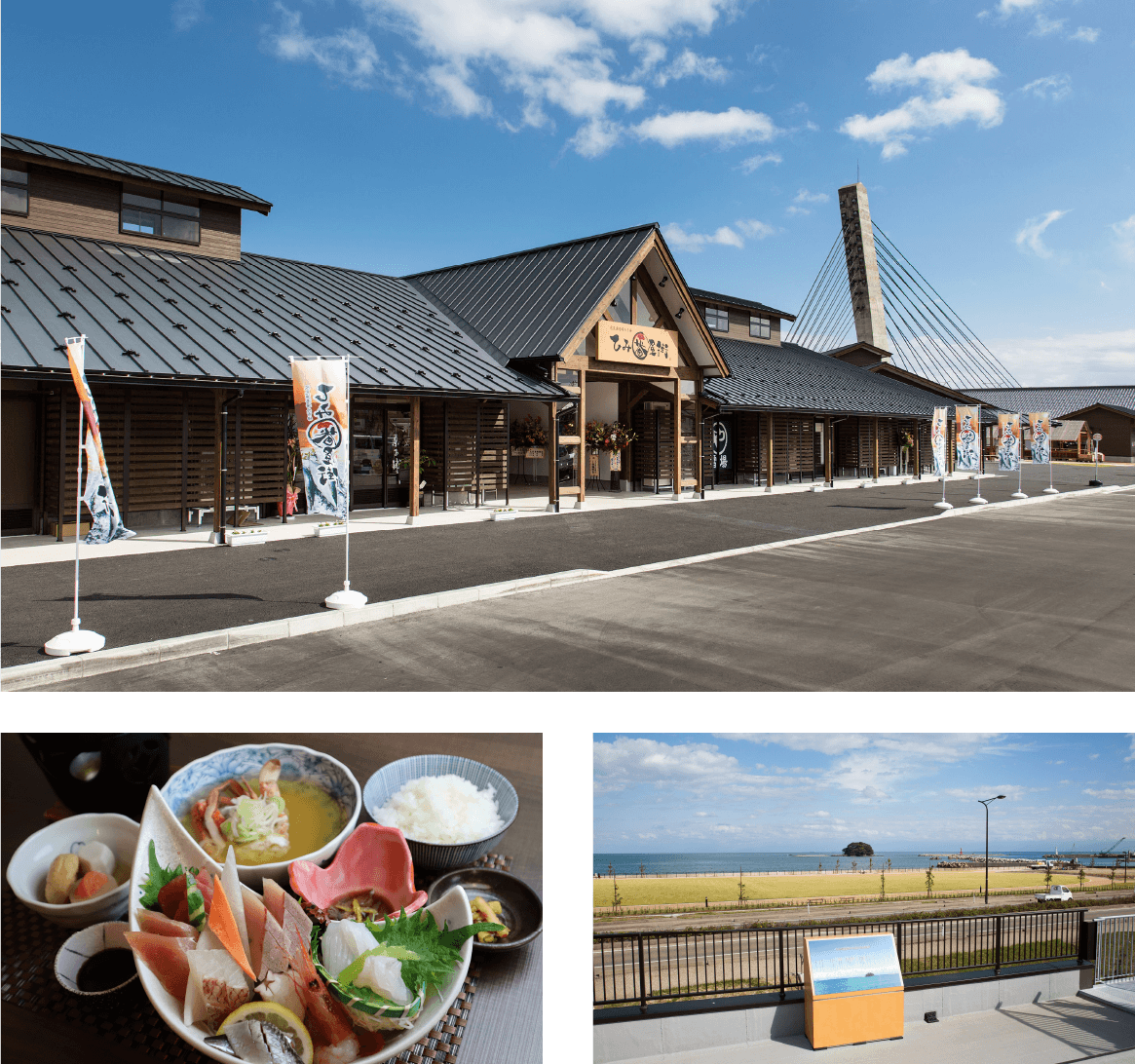Sightseeing Himi Banya-gai (Himi Fishing Port Market)  Savor the Bounty of the Sea at the kitchen of a port town!