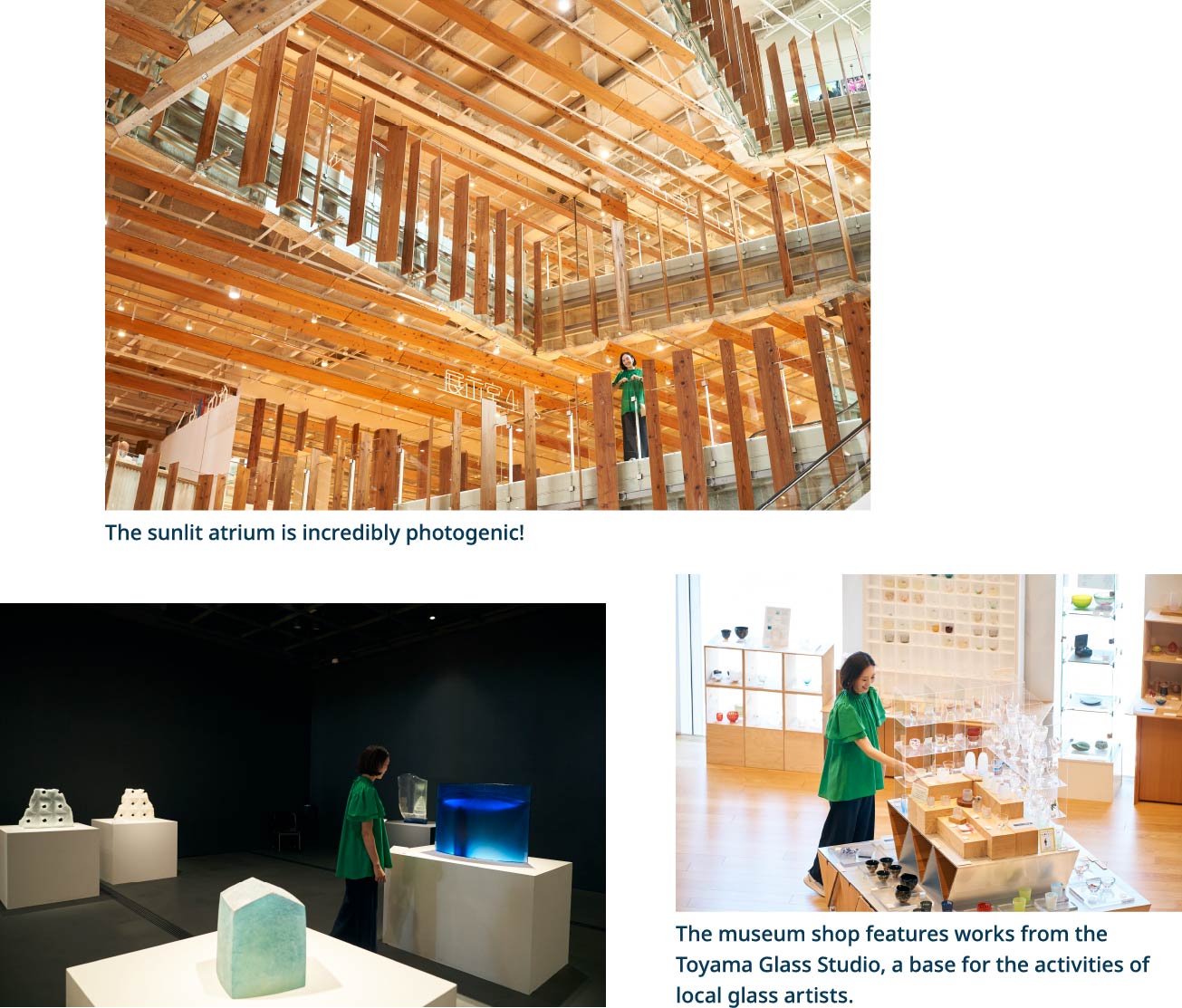 Pique your curiosity with the architectural beauty and cutting-edge glass art at the Toyama Glass Art Museum!