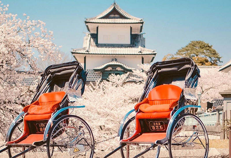 Kanazawa sightseeing rickshaw ~Romanya~