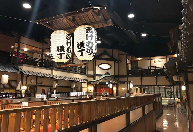 Open-Air Hot Spring "Yukai Sokai": Yukemuri Yokocho (Omiya)
