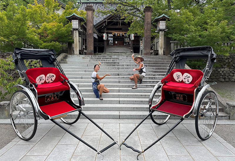 Kanazawa sightseeing rickshaw ~Romanya~