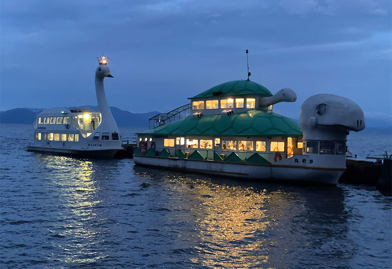 Inawashiro sightseeing boat