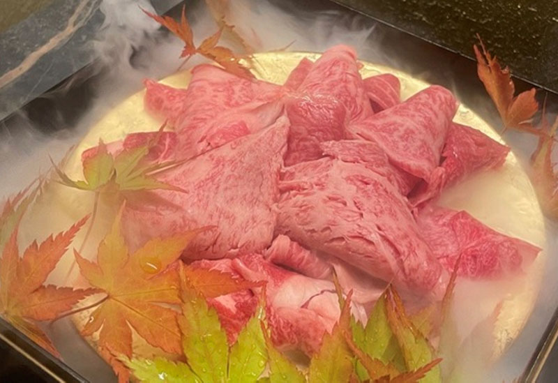 MIYAKO, Omi beef Sukiyaki Shabushabu